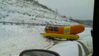 Wienermobile Has Exact Same Crash Five Years After First Crash